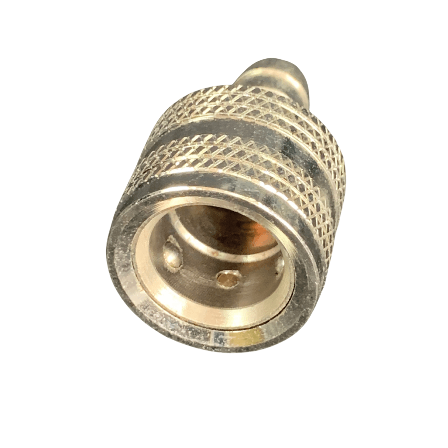 Metal Coated Brass Hose Barb Connector 10mm Hose Barb to 12mm Snap On - Hose Factory