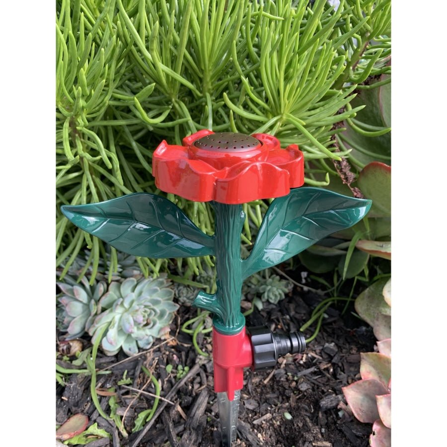 Metal Flower Garden Sprinkler on Spike 1/2" - Hose Factory