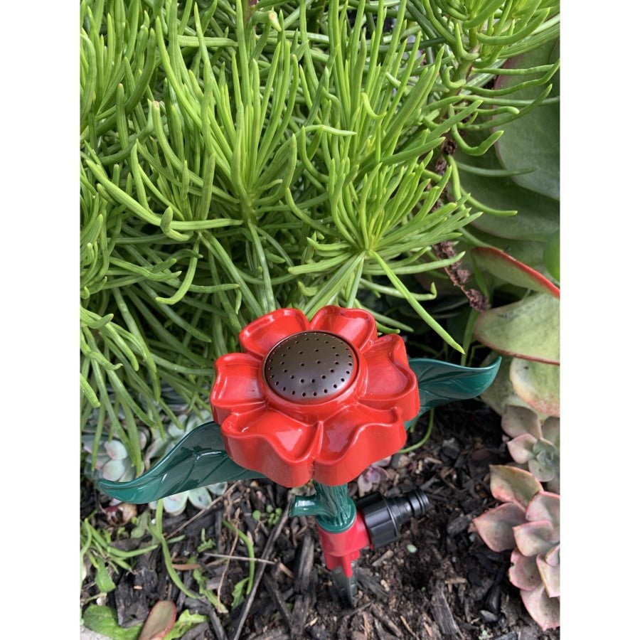 Metal Flower Garden Sprinkler on Spike 1/2" - Hose Factory