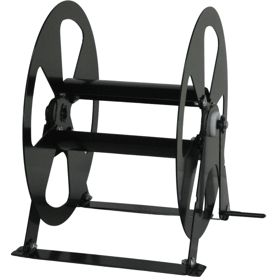 Mountable Hose Reel Black Heavy Duty Powder Coated Steel Made In Australia 12Mm Reels Carts &amp;