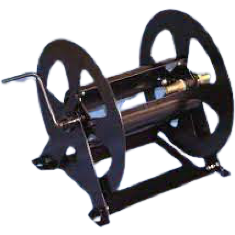 Mountable Hose Reel Black Heavy Duty Powder Coated Steel Made In Australia Reels Carts & Hangers