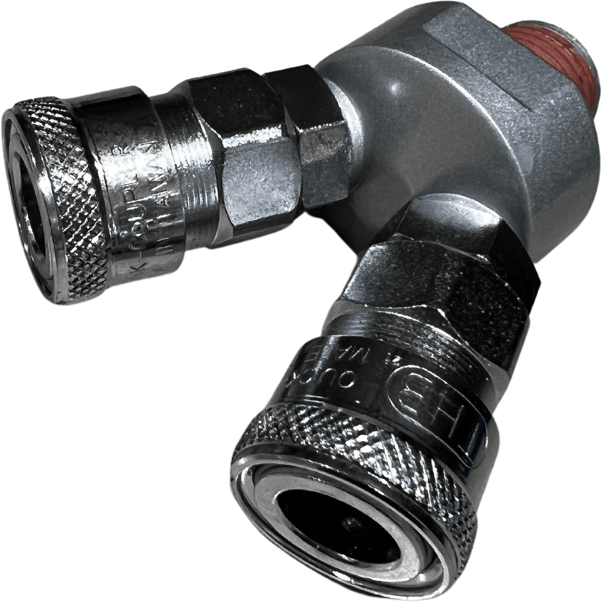 Nitto Style 2 Way Quick Connect Splitter 1/2" Male 1/4" Female - Hose Factory