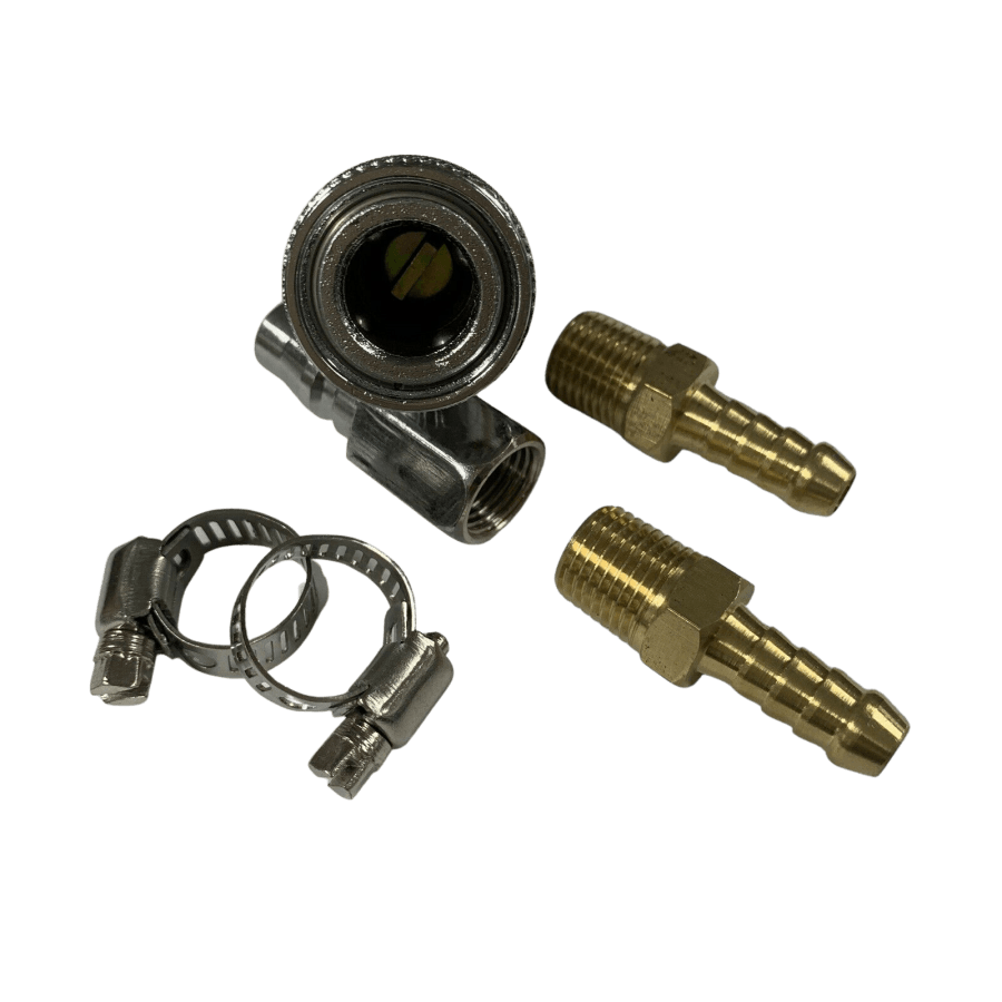 NITTO Style Air 1/4" - 6MM Fittings SET - with various brass barb sizes available 