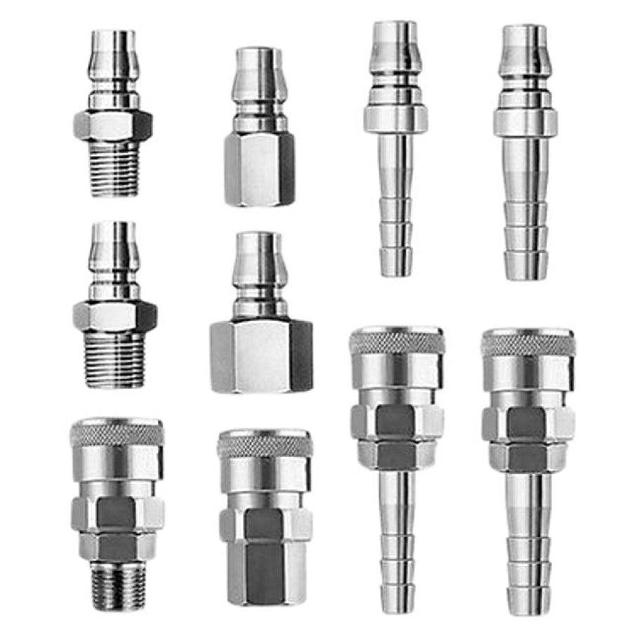 NITTO Style Air Fittings - BULK BUY suitable for 10mm - 3/8" I.D. Hose - Hose Factory