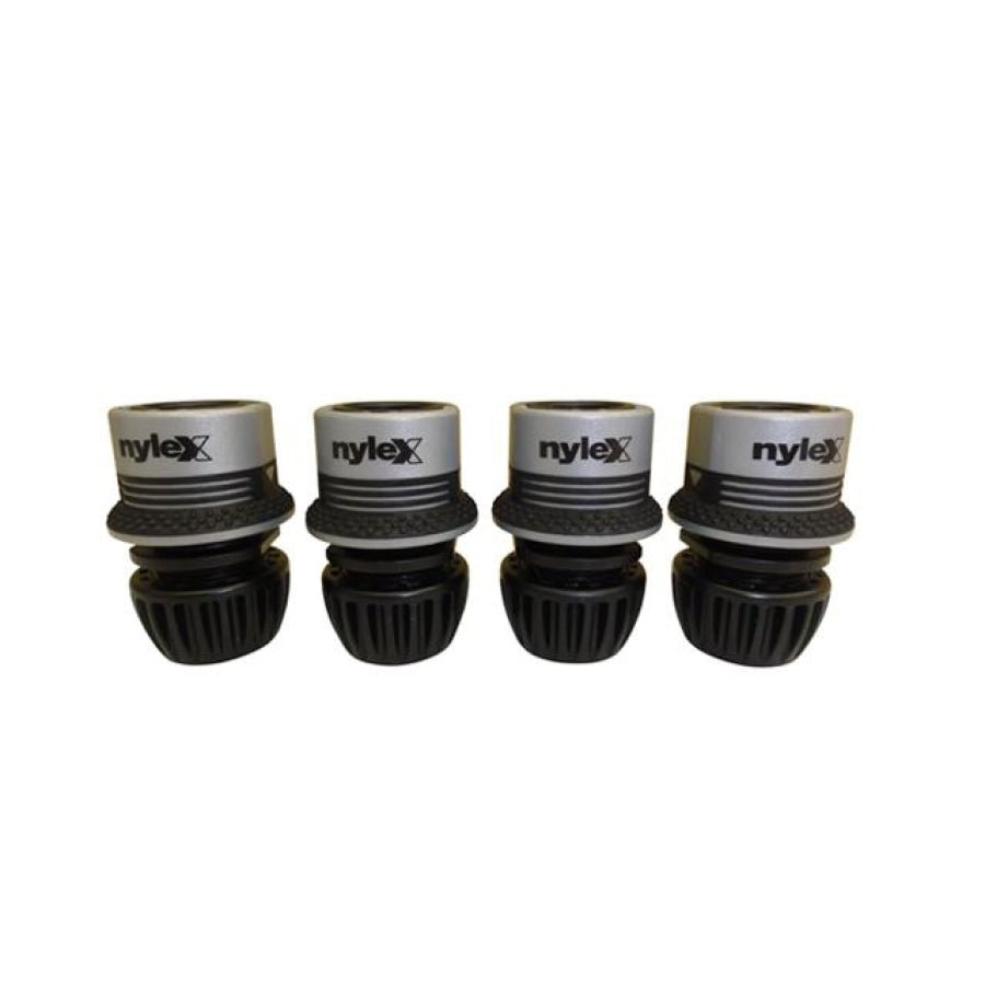NYLEX Snap on Hose Connector 12mm Made in Italy (Qty 4) - Hose Factory