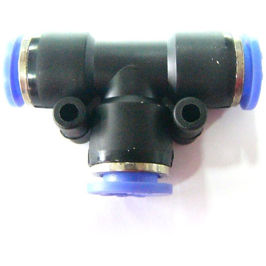 PE Push - in Tube Tee Fitting Imperial Sizing - Hose Factory