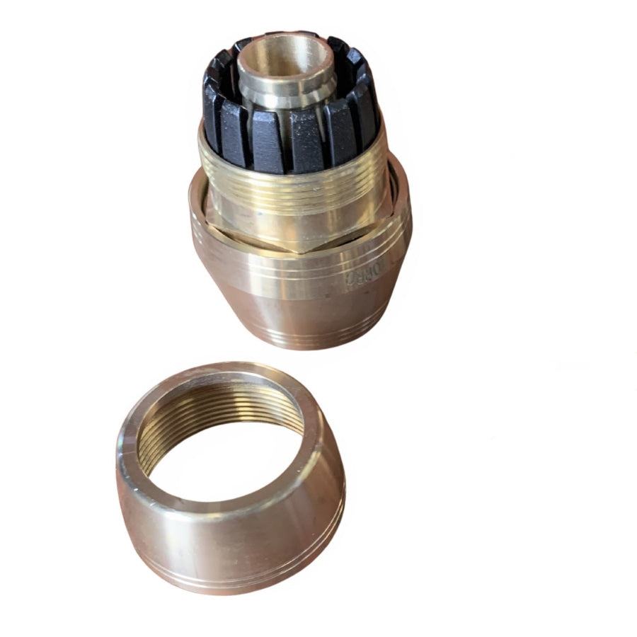 Zorro Brass 3 Piece Hose Fittings 1/2