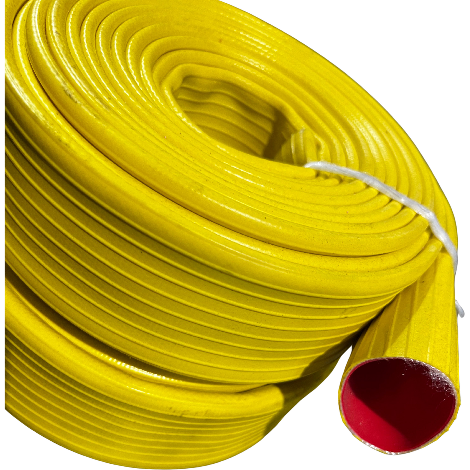 Rapier Heavy Duty 38mm Yellow Layflat Fire Hose Odd Lengths CLEARANCE STOCK Made in Australia