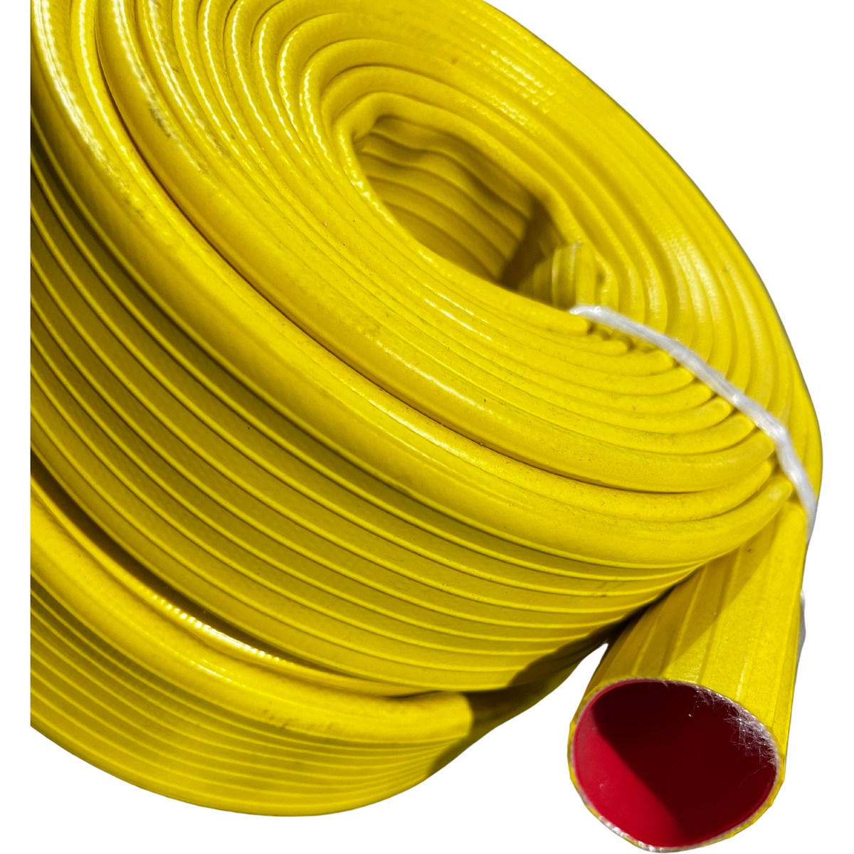 Rapier Heavy Duty 38mm Yellow Layflat Fire Hose Odd Lengths CLEARANCE STOCK Made in Australia