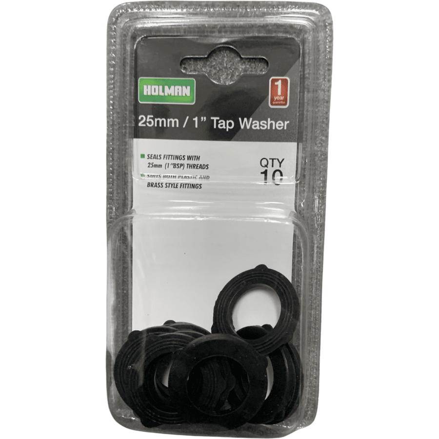 Rubber Washers Black 25Mm & 20Mm (10 Pack) Fittings