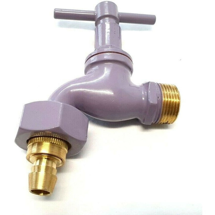 Hose Cock Kit Recycled Water Lilac Tap 20Mm X 25Mm Nsw Fittings