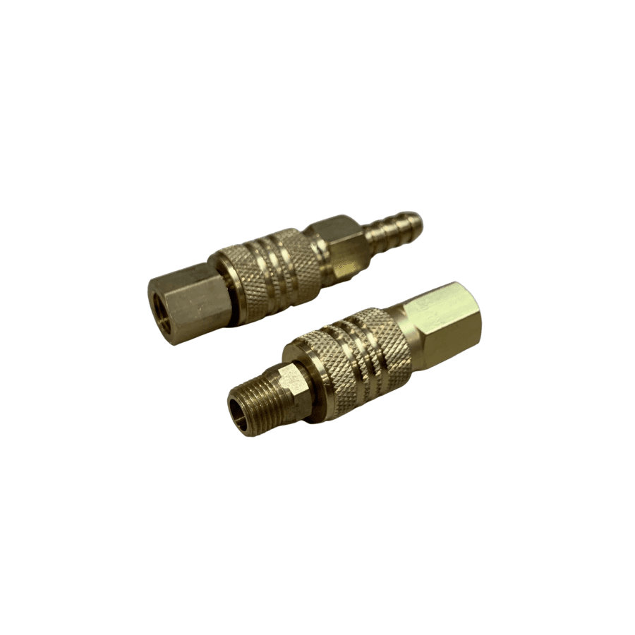 Ryco 200 S Style One Touch Air Fittings 10mm Barb / 1/4" BSP (4 Piece set) - Hose Factory
