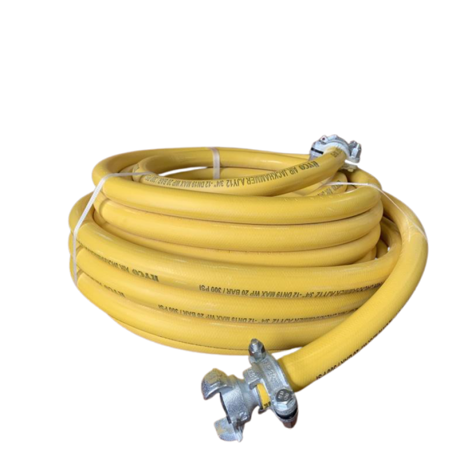Ryco Ajy Jackhammer Yellow Air Contractors Hose With Minsup Type A Ends Hoses