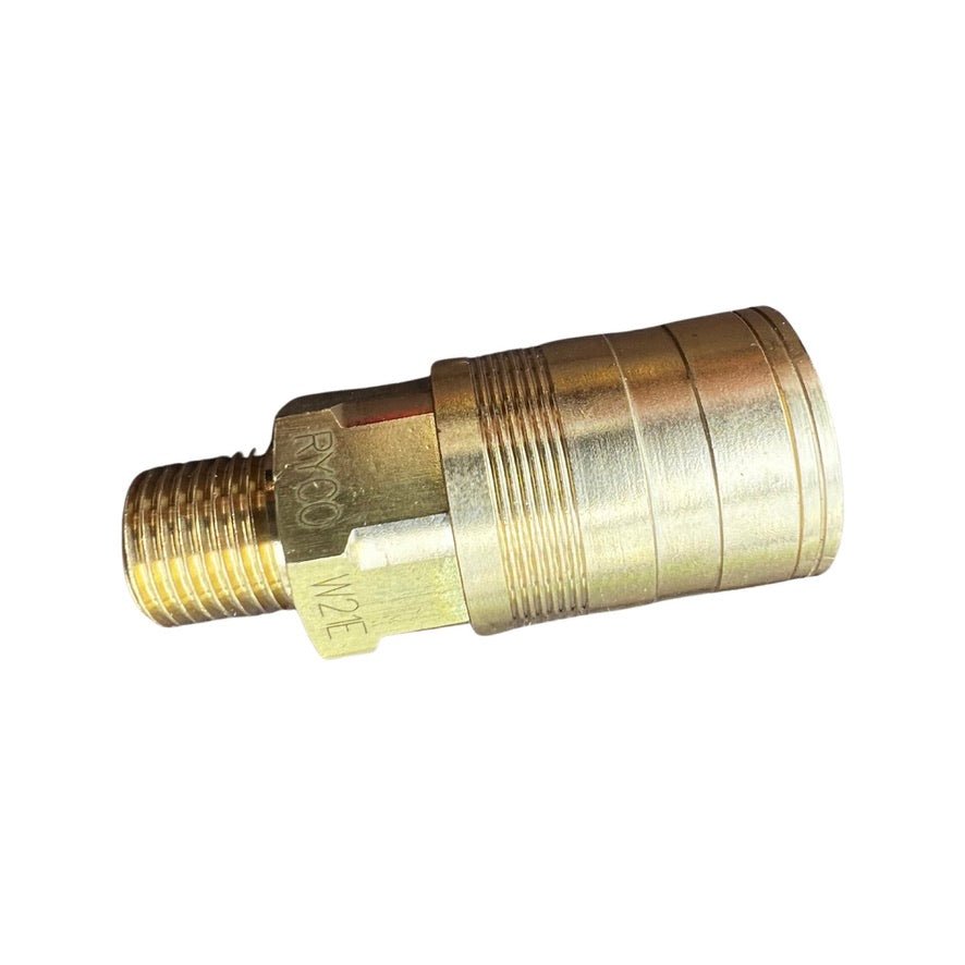 RYCO Genuine Brass 200 Series Male Coupling - Air Fitting - Hose Factory