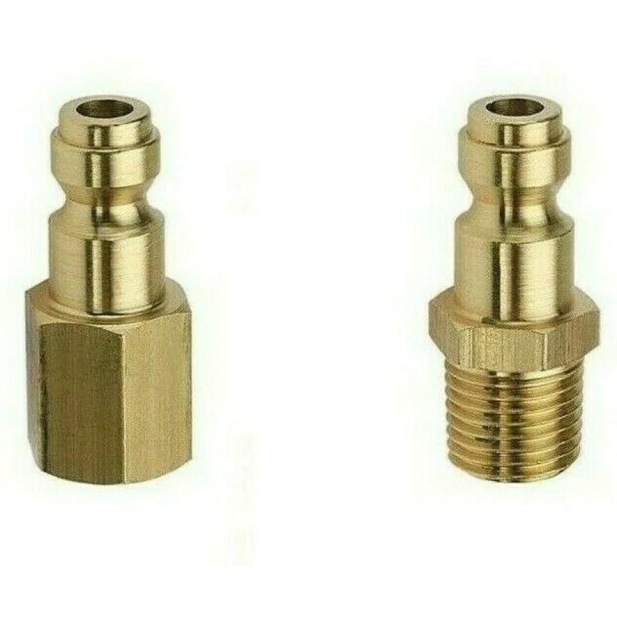 RYCO Style 200 Series Brass Male and Female Adaptor Air Fitting 1/4" - Hose Factory