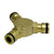 ZORRO 3 Way Brass 12MM - 1/2" Coupling Water Hose Diverter Joiner