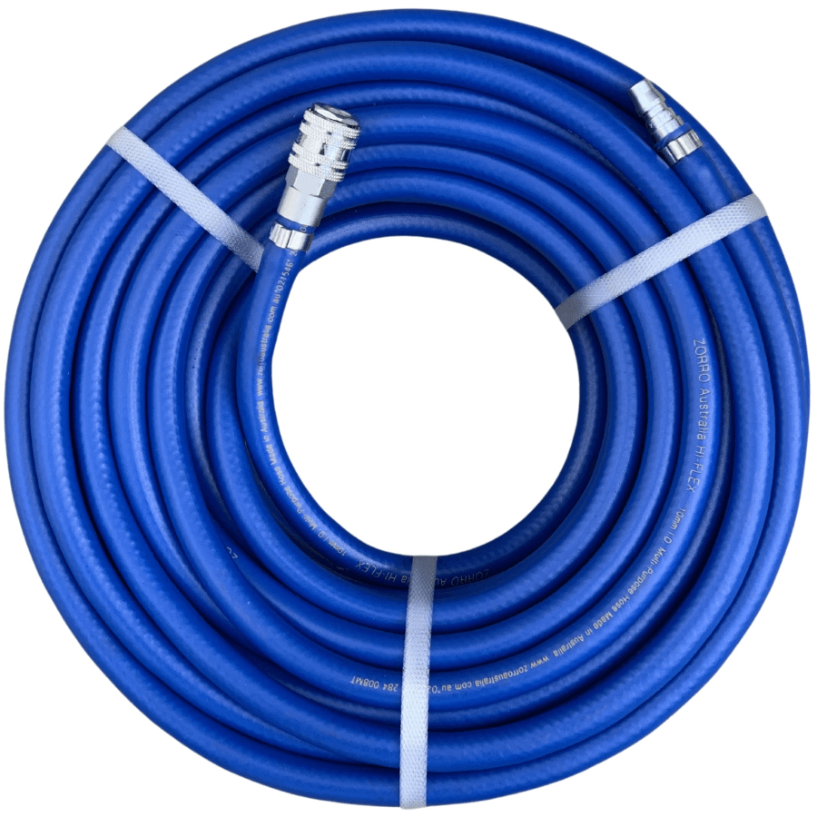 Zorro Hi-Flex Multi-Purpose Hose With Barfell Nitto Fittings &amp; Clamps Hoses