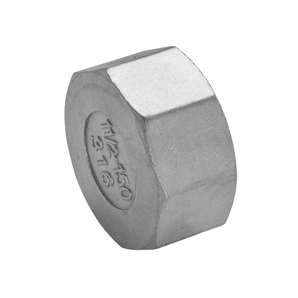 Stainless Steel 316 Hex Cap Female BSP - Hose Factory