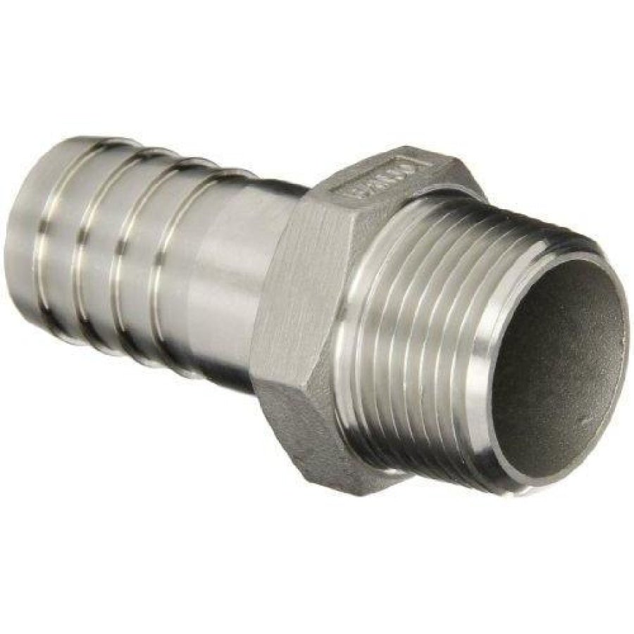 Stainless Steel 316 Hose Barb Male BSP X Hose Tail - Hose Factory