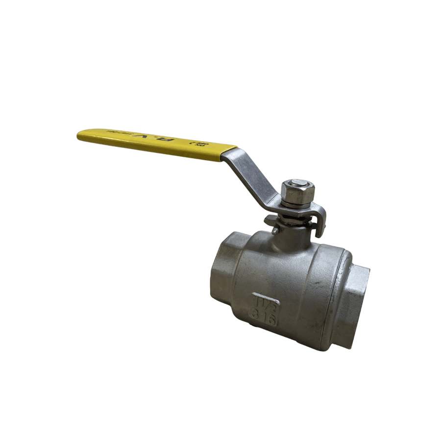 Stainless Steel Ball Valve 2 Piece Full Bore Clearance Stock - Hose Factory
