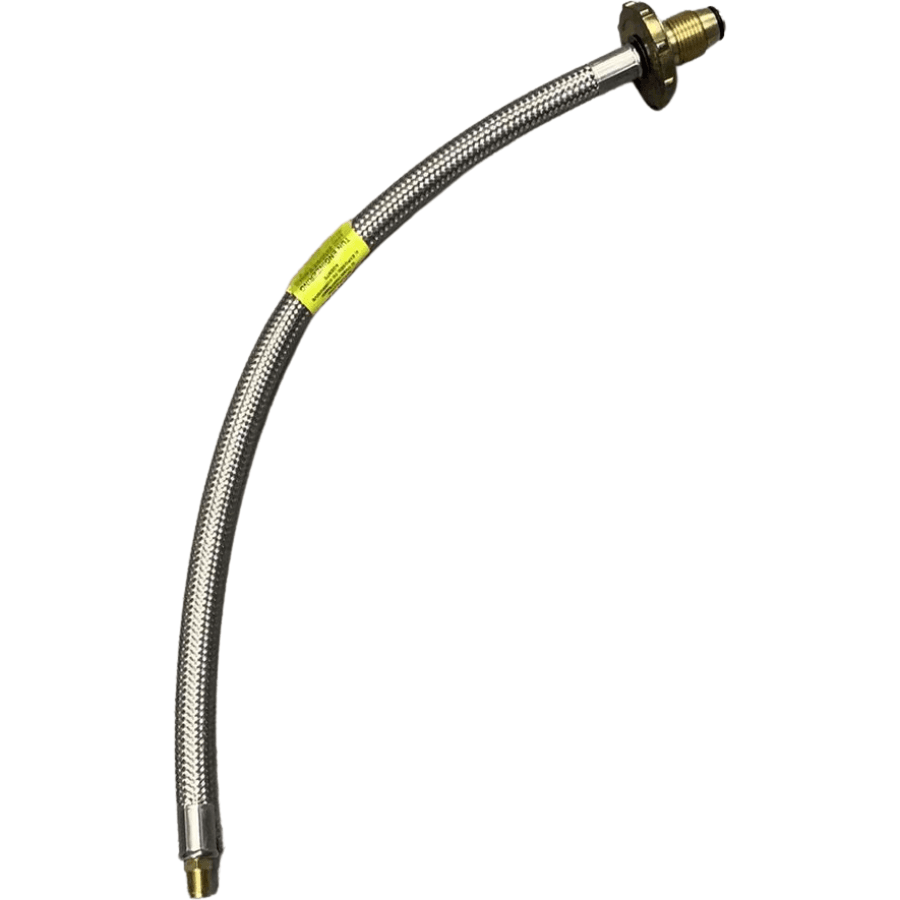 Stainless Steel Gas Hose With Pol Fitting & Hand Wheel 1/4 Unf Thread Hoses