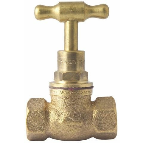 Stop Brass Tap - Female to Female - Hose Factory