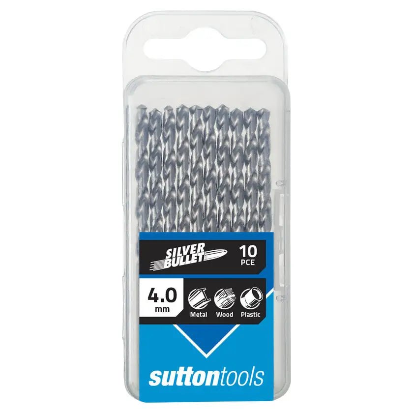 Sutton Tools 4.00mm Metric HSS Jobber Drill Bit - 10 PACK D1040400 - Hose Factory