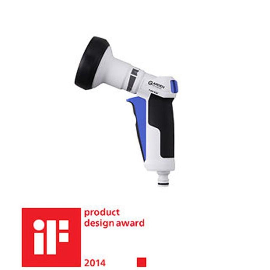 TAKAGI 6 Pattern Premium Garden Hose Nozzle WINNER OF PRODUCT DESIGN AWARD 2014 - Hose Factory