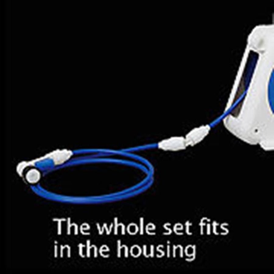 TAKAGI Premium Water Hose Reel with Adjustable Pistol - Hose Factory