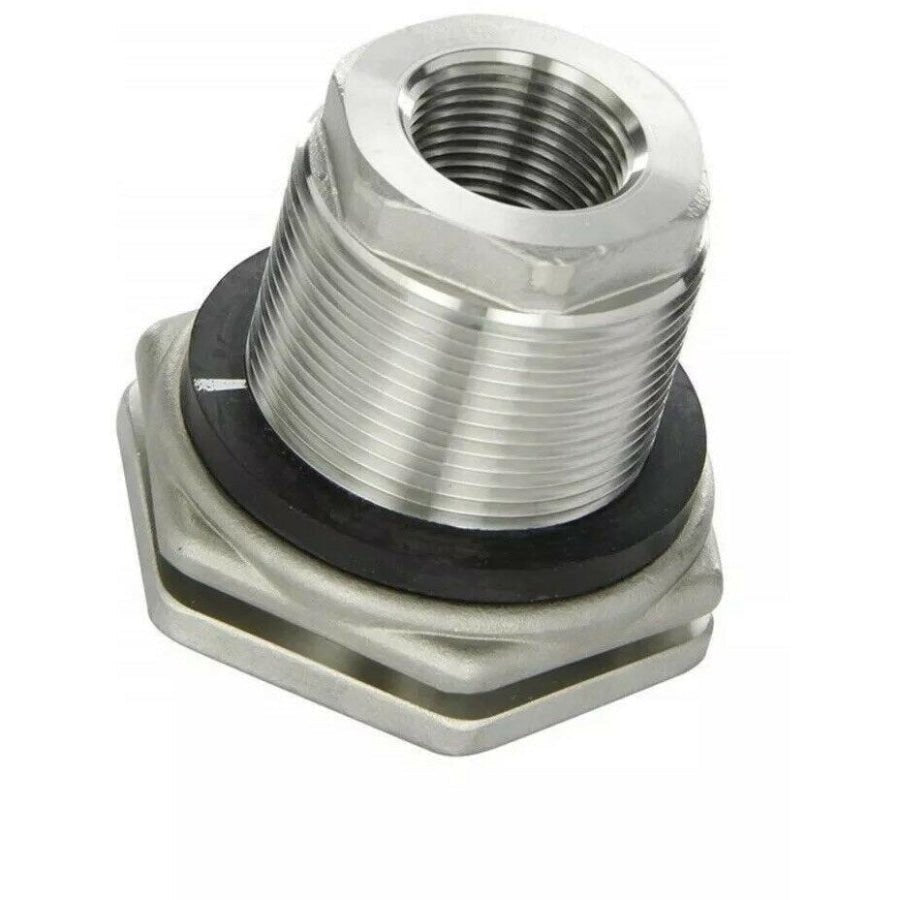 Tank Outlet Fitting Stainless Steel 1 “ - 3/4” BSP - Hose Factory
