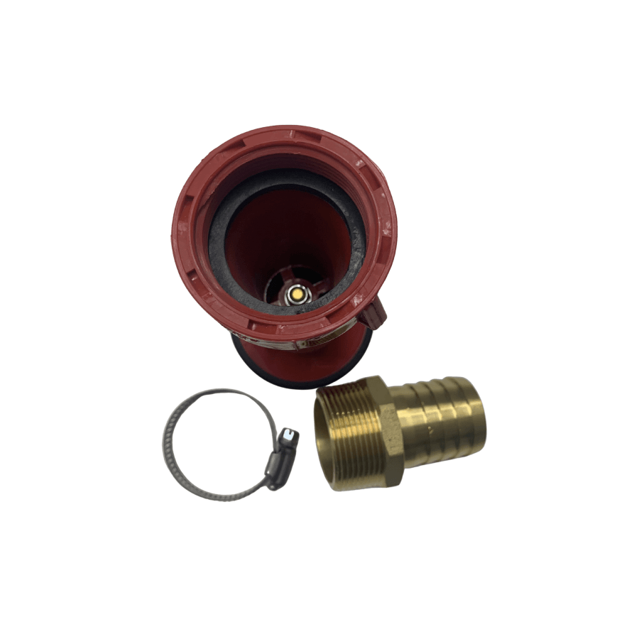 TRUDESIGN Power Jet Spray Fire Nozzle with Brass Director & Clamp - Hose Factory