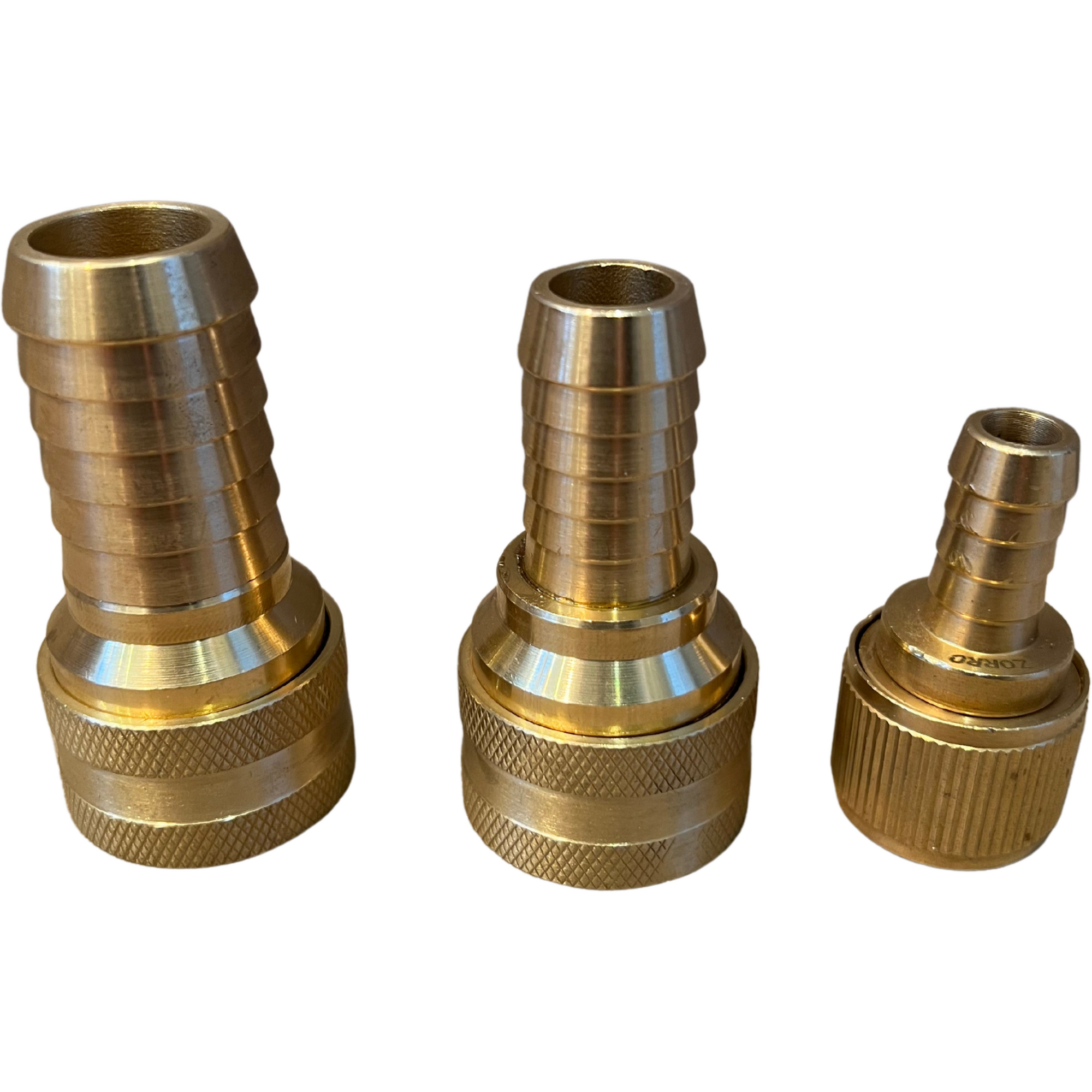 ZORRO Brass Hose Barb Snap on Connector
