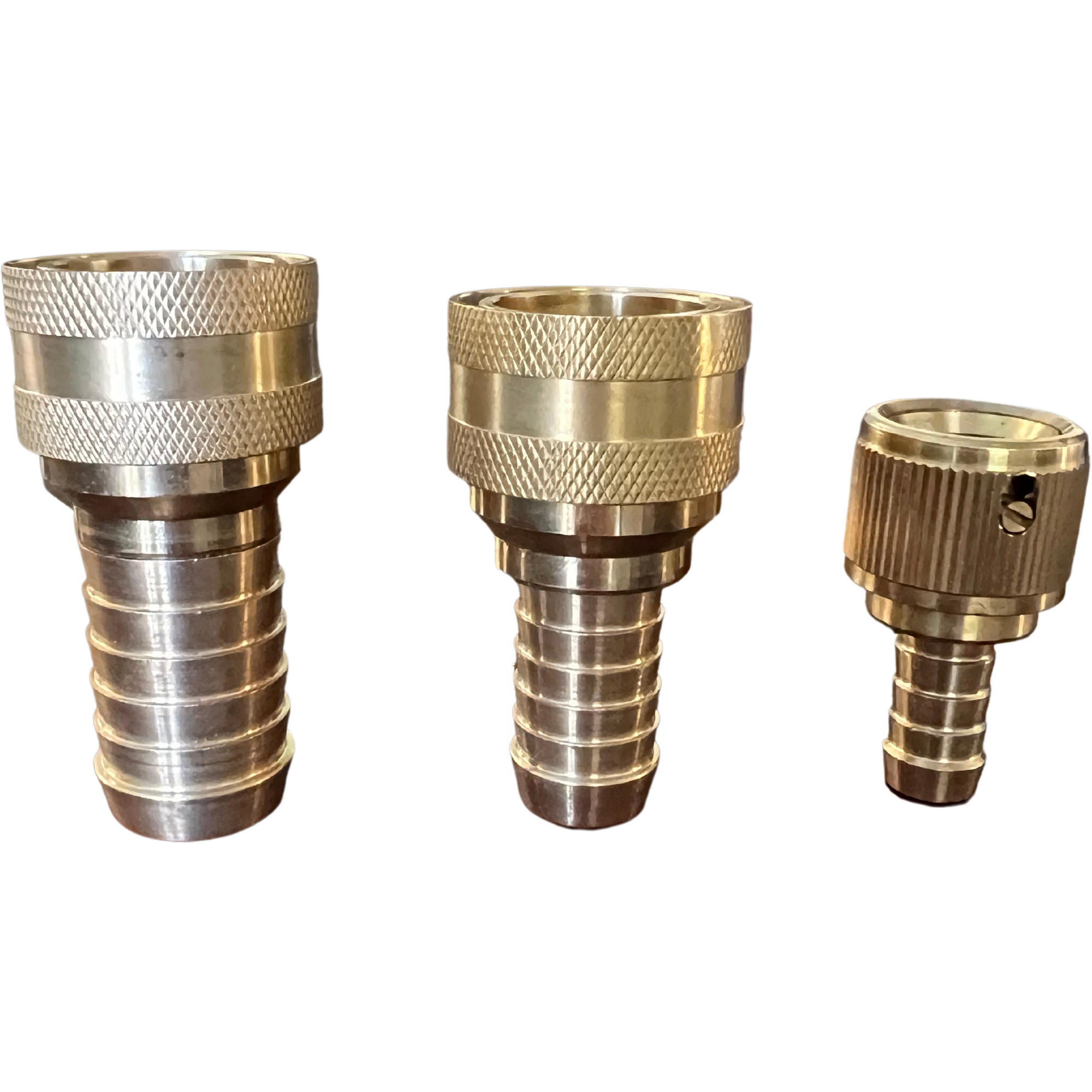ZORRO Brass Hose Barb Snap on Connector available in various sizes