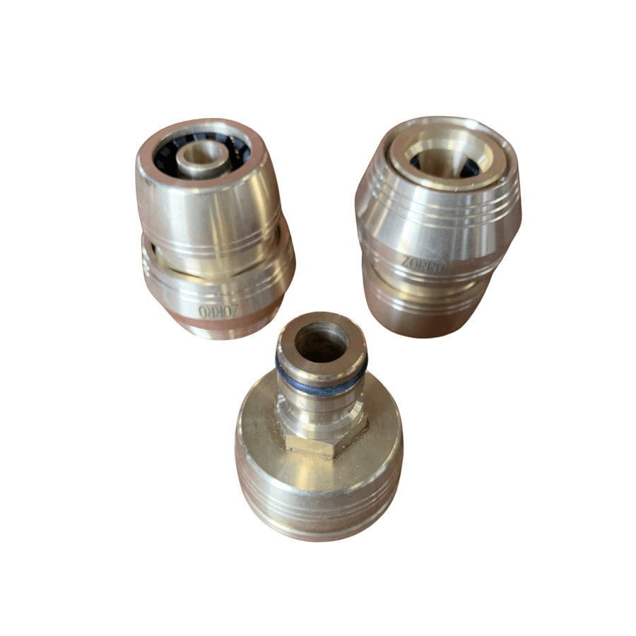 Zorro Proline Brass Hose Fitting Set 12Mm Fittings