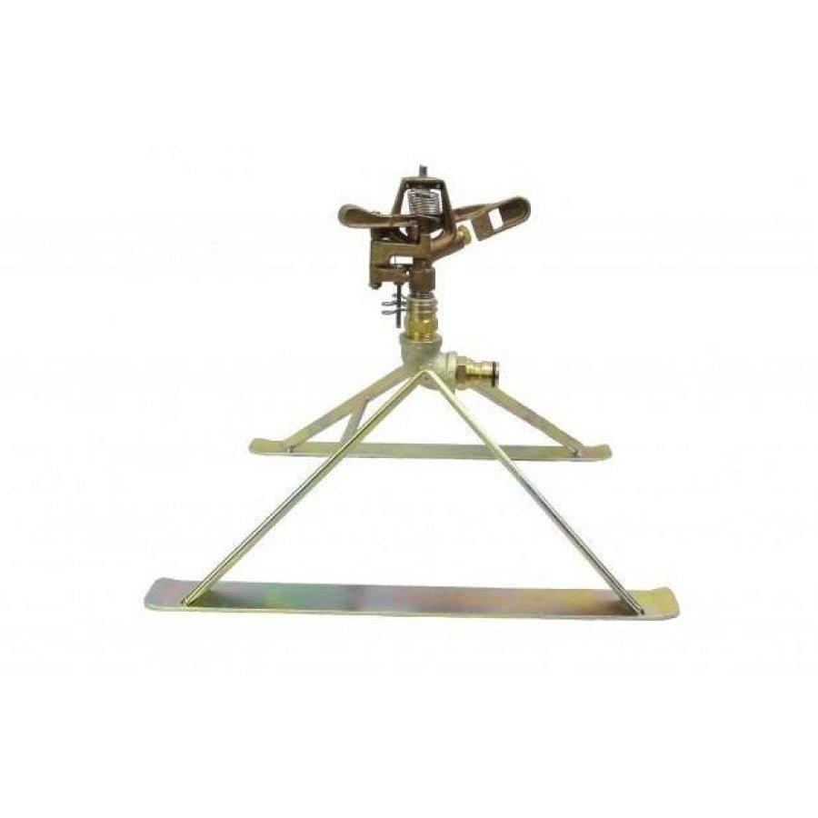 ZORRO Brass Maxi-Flow Adjustable Sprinkler Heavy Duty Steel Skid 18mm - Hose Factory