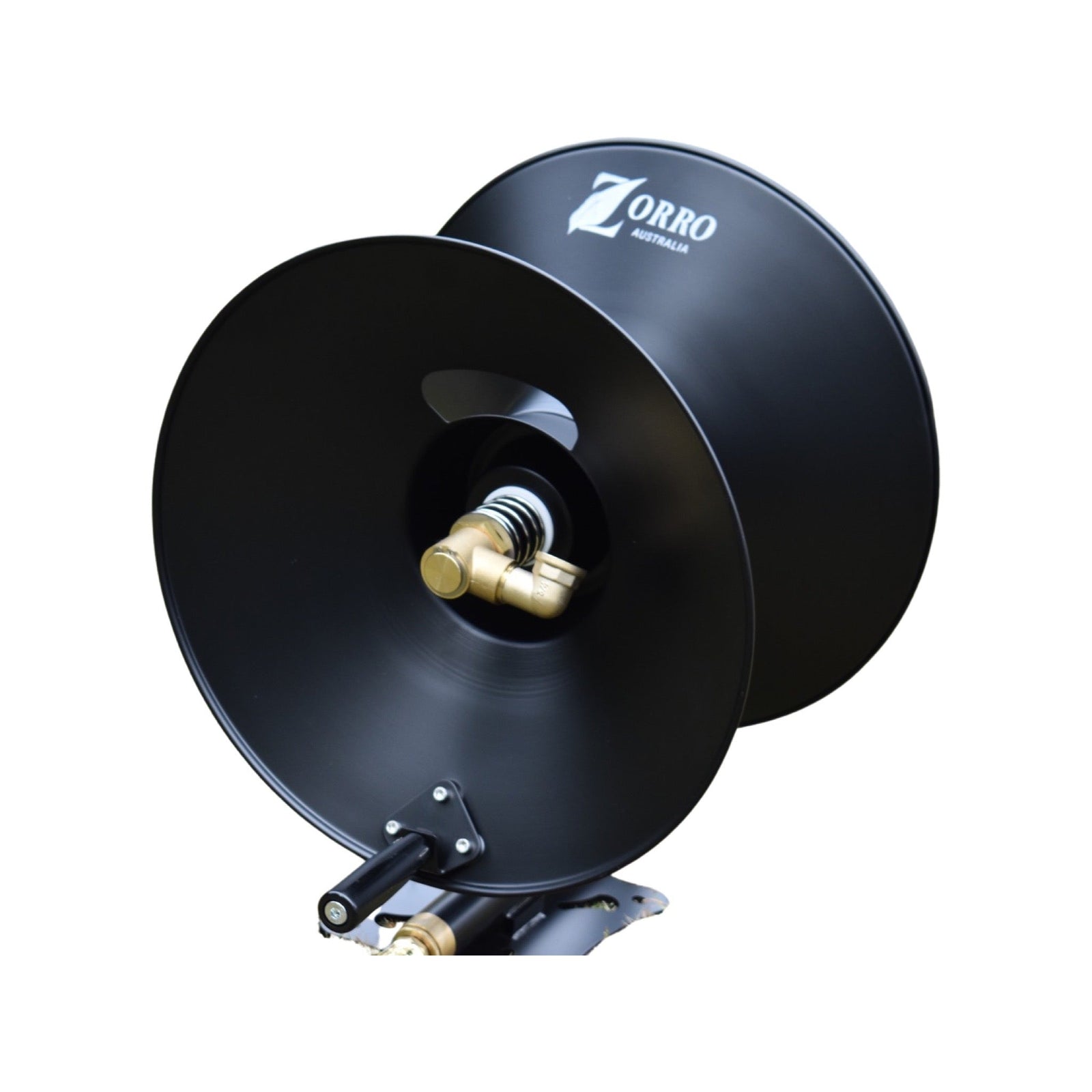 ZORRO Disc Mountable Hose Reel with Bluline Estate Washdown Hose - Hose Factory