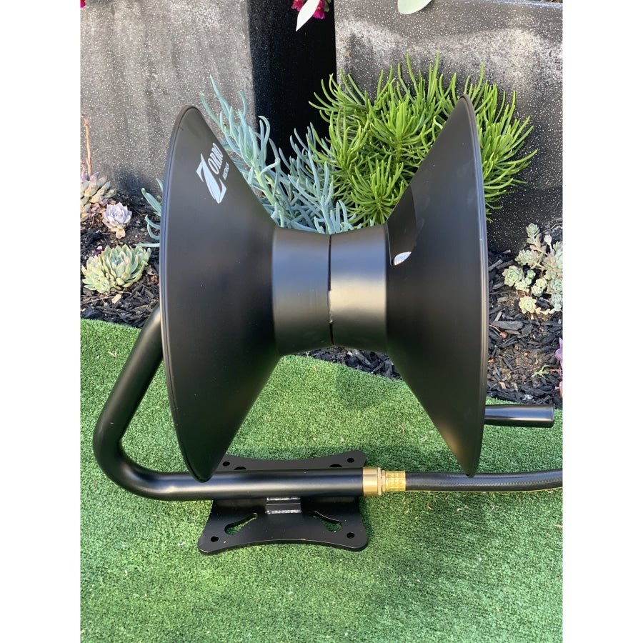 ZORRO Disc Mountable Hose Reel with Bluline Estate Washdown Hose - Hose Factory