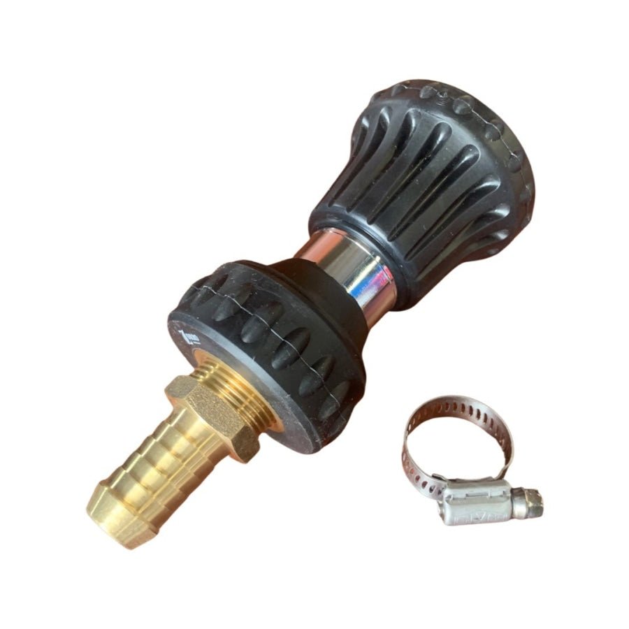 ZORRO Fire Nozzle Spray with Brass Director and SS Clamp (Available in Various Sizes) - Hose Factory