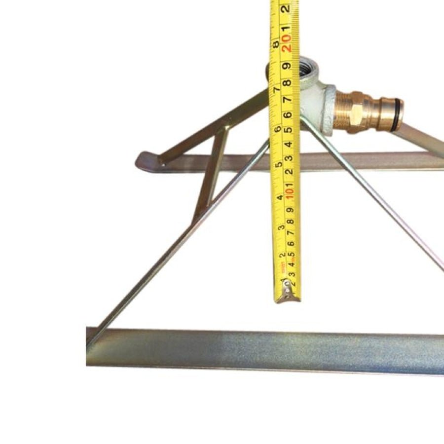 ZORRO Heavy Duty Galvanised Steel 18mm Skid with Brass Tool Adaptor - Hose Factory