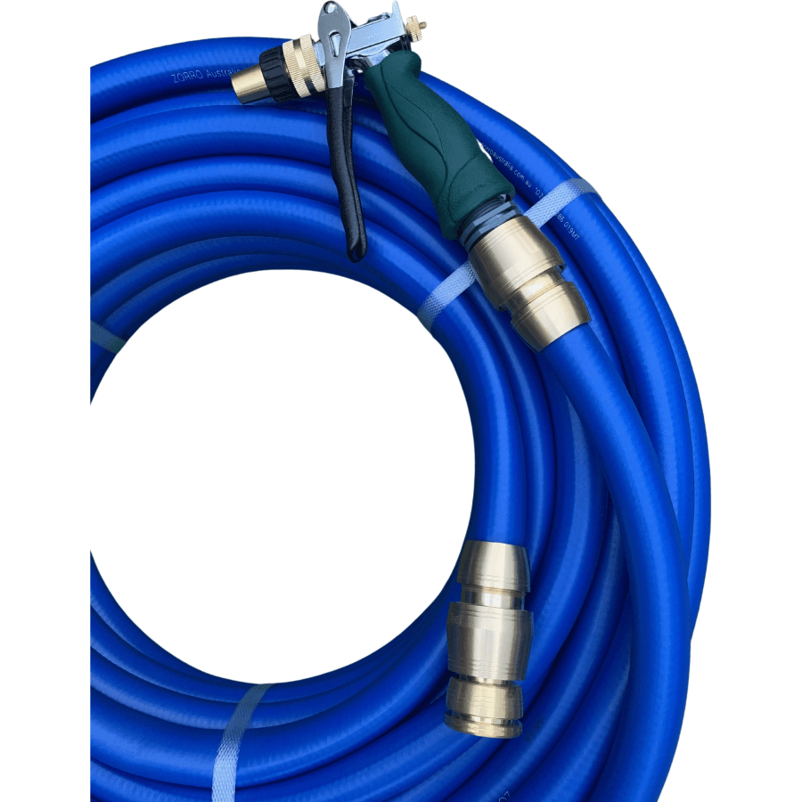 ZORRO Hi-Flex Extreamly Flexible Garden Hose with Ryset Adjustable Trigger Set