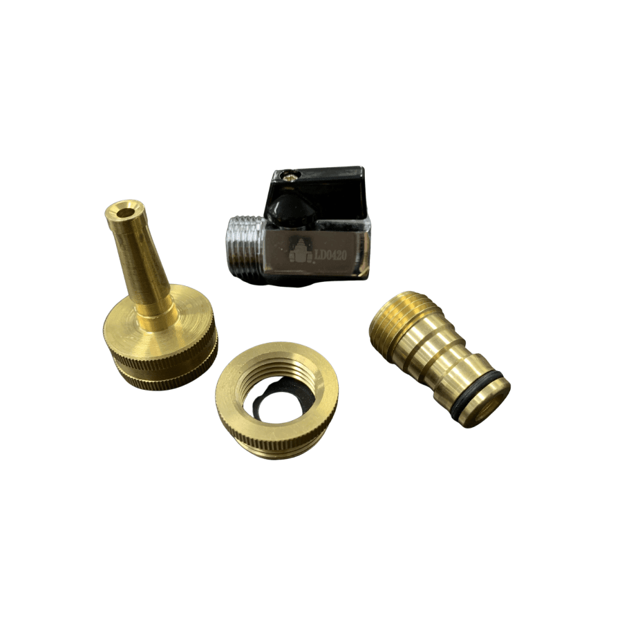 ZORRO High Pressure Brass Jet Nozzle Kit with Valve 12mm - Hose Factory