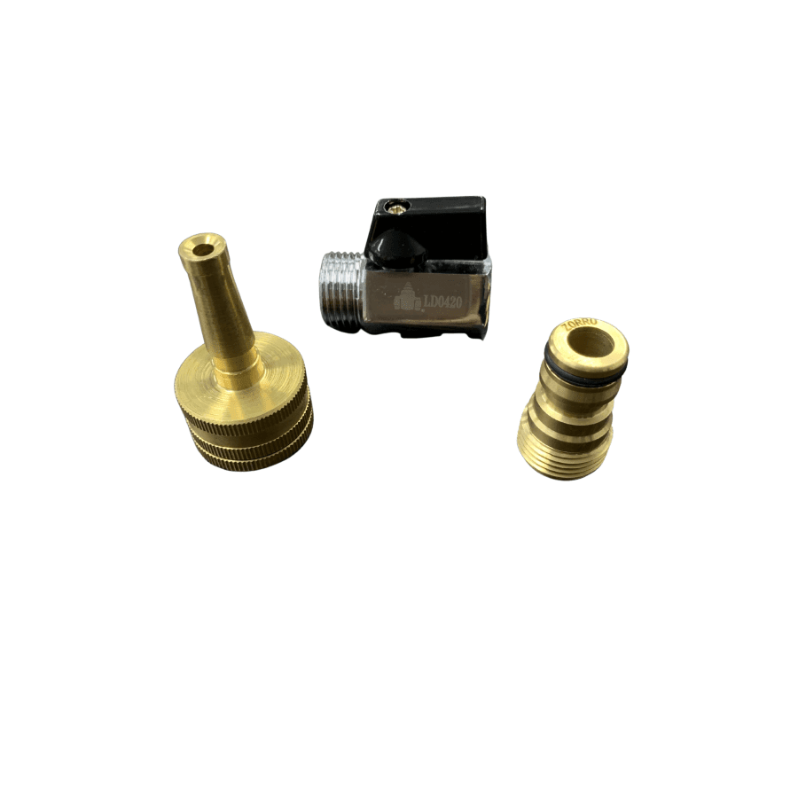 ZORRO High Pressure Brass Jet Nozzle Kit with Valve 12mm - Hose Factory