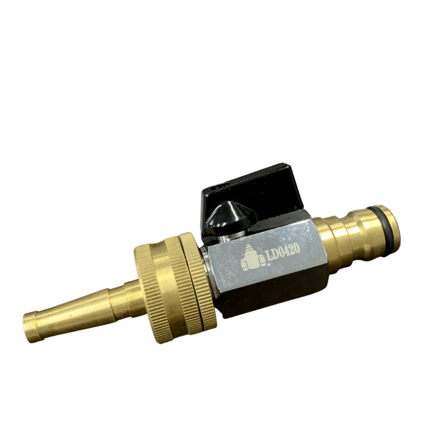 Zorro High Pressure Brass Jet Nozzle Kit With Valve 1/2 Fittings