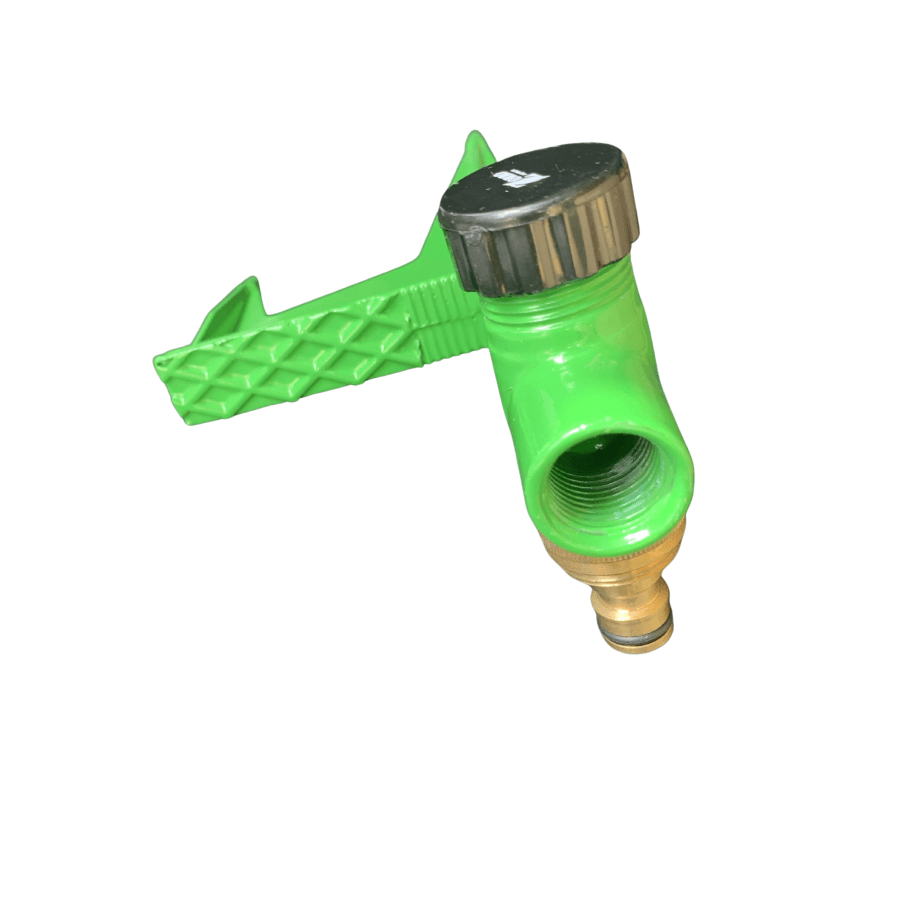 Zorro Metal Step Sprinkler Spike with brass sprinkler adaptor - Hose Factory