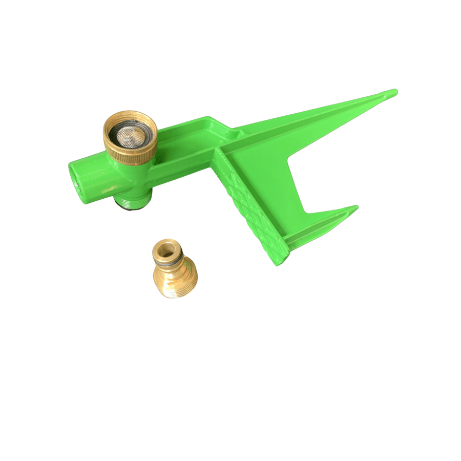 Zorro Metal Step Sprinkler Spike with brass sprinkler adaptor - Hose Factory