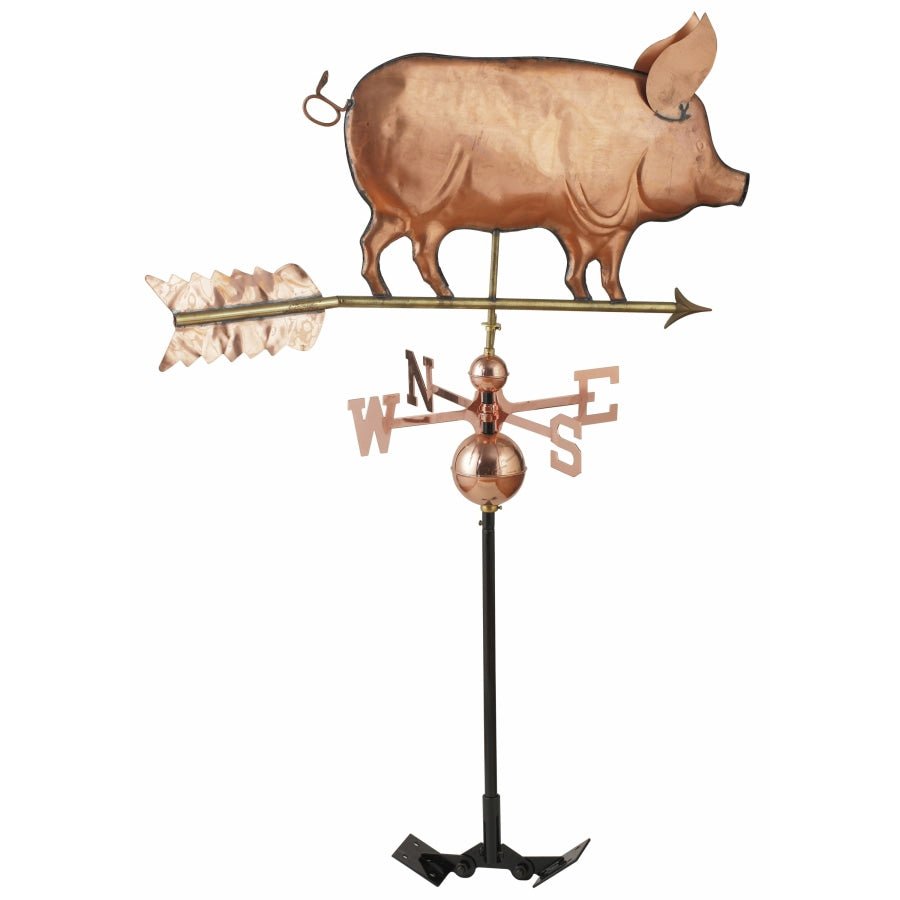 ZORRO Pig Weathervane in Pure Copper - Hose Factory
