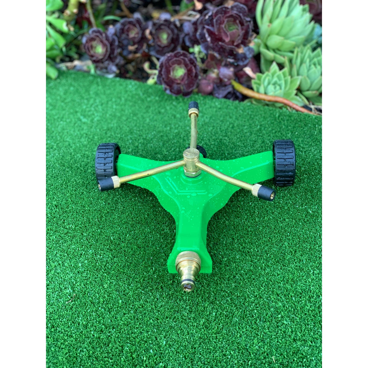 ZORRO Rotating Sprinkler With Metal Base on wheels 12mm - Hose Factory