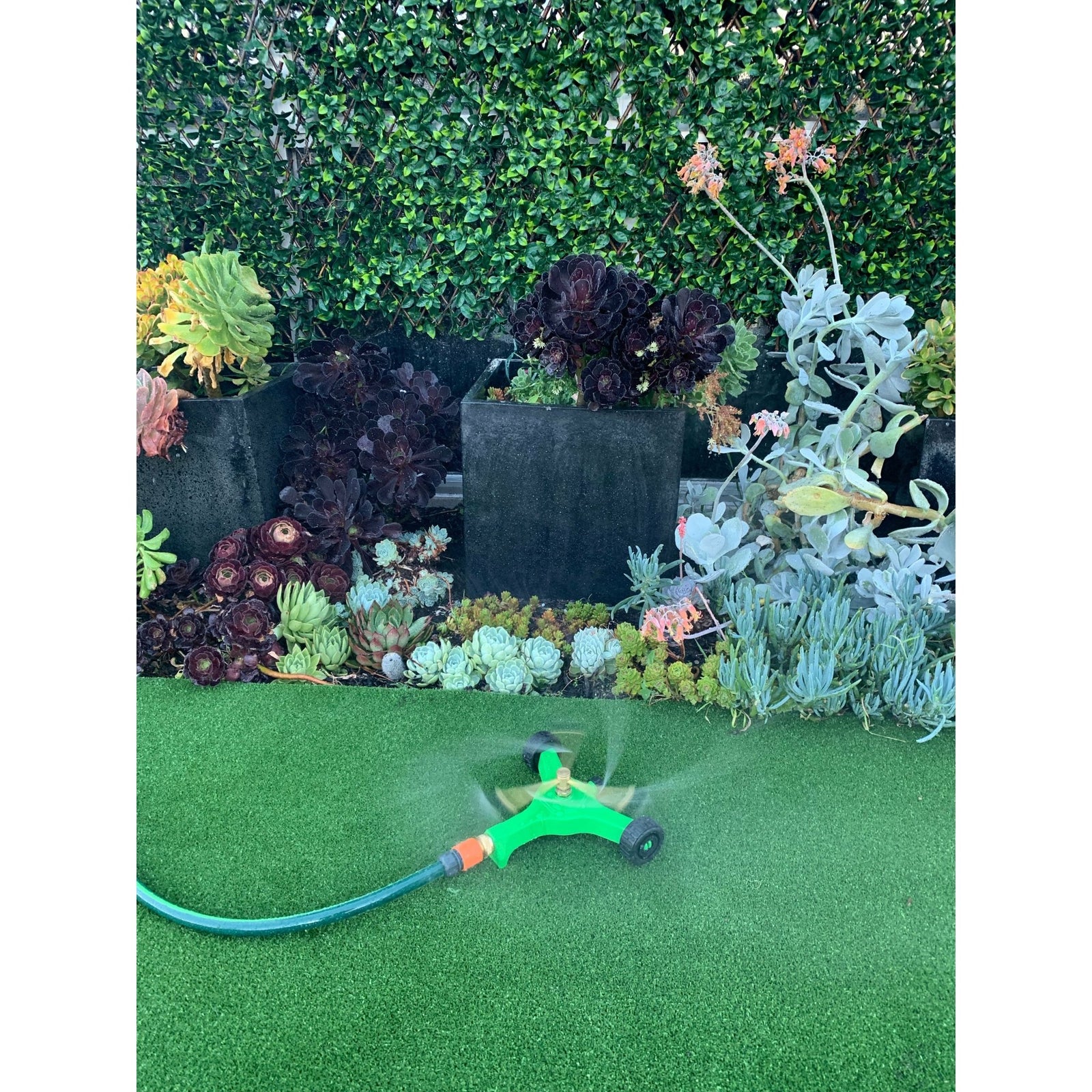 ZORRO Rotating Sprinkler With Metal Base on wheels 19mm - Hose Factory