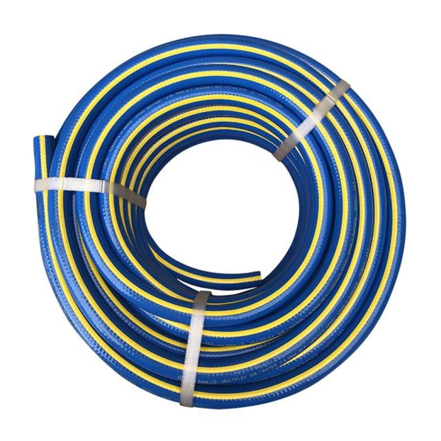 ZORRO SS Hose Reel & Multiflex Hose with Brass Fittings 12.5mm - Hose Factory