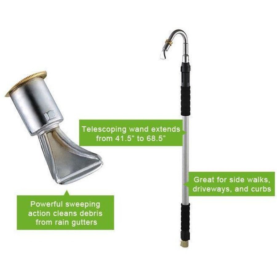 ZORRO Telescoping Gutter Cleaner Wand - Hose Factory